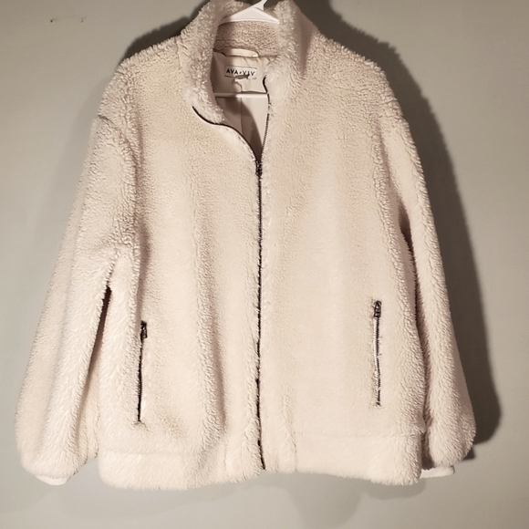 Ava Viv Sherpa Jacket Sz X 